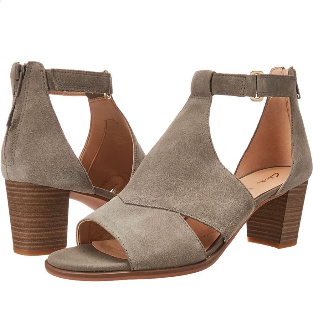Clarks Kalin 60 Glad Sage Suede Size 9